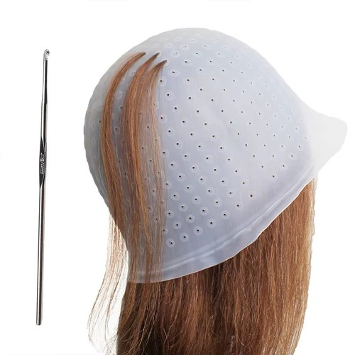 Hair highlighting dye - hair, cap
