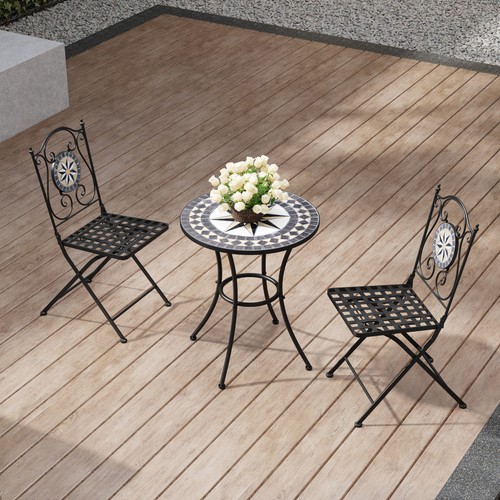 Mosaic bistro set - bistro, outdoor