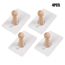 Wooden Hat Coat Cap Pegs Wall