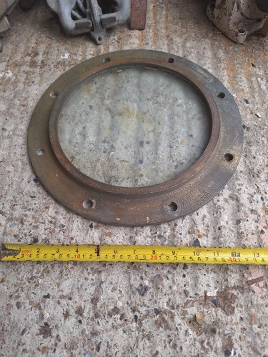 Antique brass ship inch - brass,