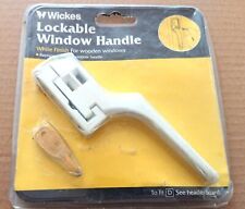 Wickes Lockable Window Handle for wooden windows, new in original package.
