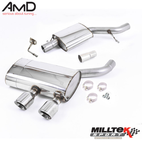 Milltek mk5 golf r32 cat - mk5, back