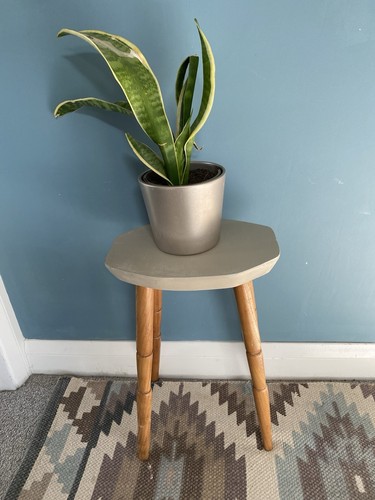 Vintage small milking stool - small,