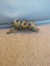 Vintage Ornament Of Birds On A