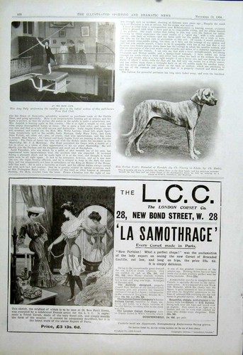 Original old antique print - old,