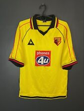 WATFORD 1999/2001 HOME FOOTBALL SHIRT VINTAGE SOCCER JERSEY SIZE 34/36