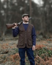 Hoggs Of Fife Mens Struther Waterproof Lightweight Shooting Country Vest (S-3XL)