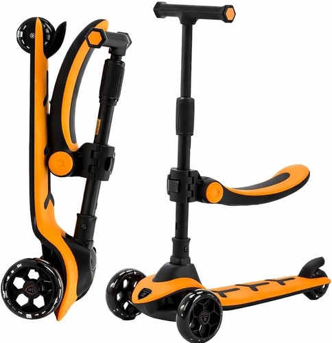 Wheel scooter with - wheel, for