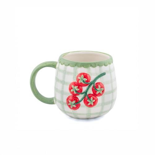 Hand painted tomato - hand,