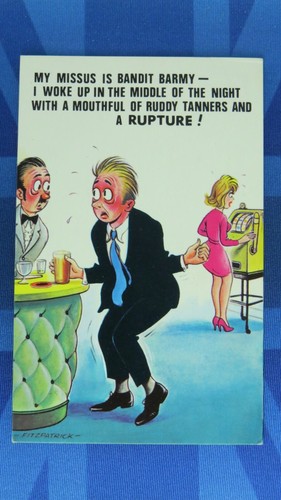 Risque bamforth comic postcard - bamforth,