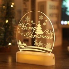 Christmas led centrepiece - 3d,