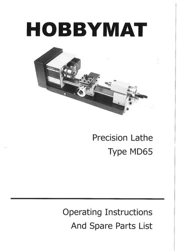 Hobbymat md65 lathe milling - hobbymat,