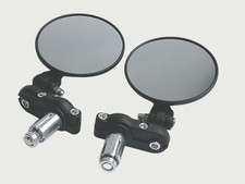 Left & Right Matt Black Bar End Mirrors Piaggio Vespa GT 125 200 GTS 300 250 125