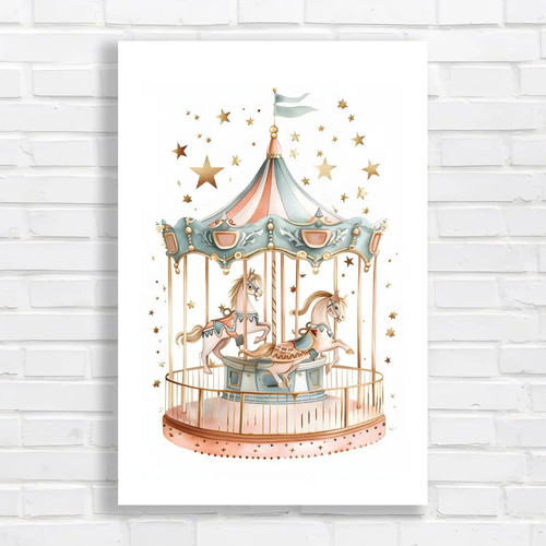 Enchanted carousel horse - enchanted,