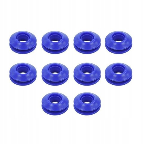 Blue plastic snap eyelets - plastic,