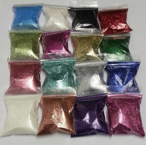 100g bags fine - 100g, metallic