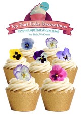 Cake Toppers 25 Mixed Colour