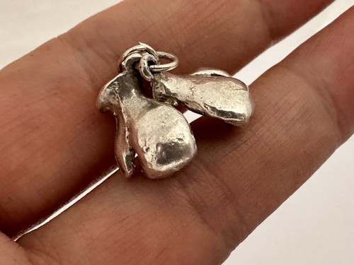 Vintage solid silver boxing - vintage,