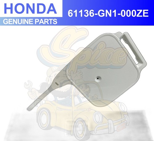 Honda white front number - front, plate