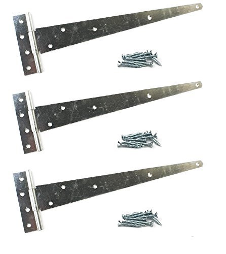 Galvanised tee hinges - galvanised,