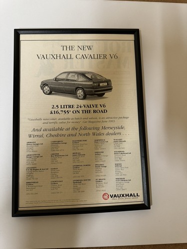 Framed original mk3 - framed, vauxhall