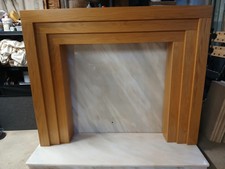 FIREPLACE SOLID OAK MANTEL