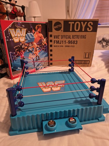 Wwe retro ring - playset, boxed