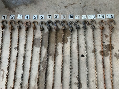 Old used rusty chains - , anchor