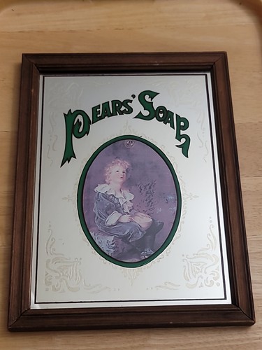 Vintage pear soap mirror bar - soap,