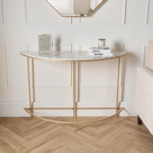 Marble console table bed - table,