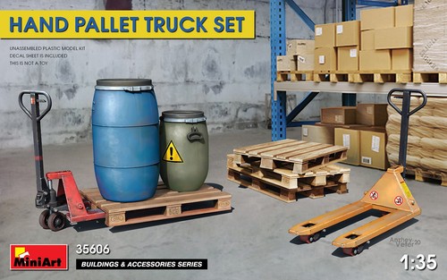 Miniart 35606 hand pallet - miniart,