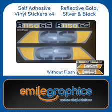 BMW R1150GS Tank & Rear Decals. Reflective Gold Silver Black - Others available