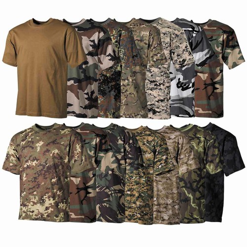 Mens army camouflage shirt - camouflage, t-shirt
