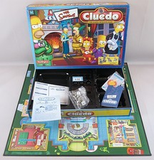 Cluedo The Simpsons Board Game Waddingtons  2001 Pewter Suspects & Weapons