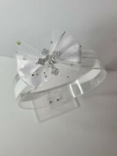 Baby girls headband with cross
