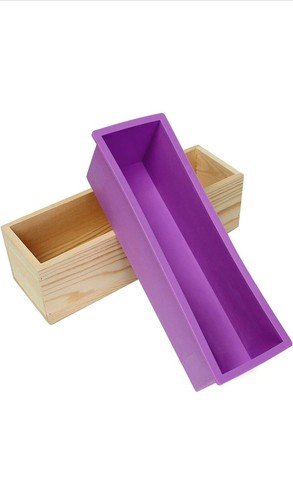 Wooden box silicone mold - wooden, box+silicone