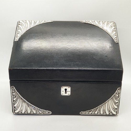 Victorian silver mounted - silver,