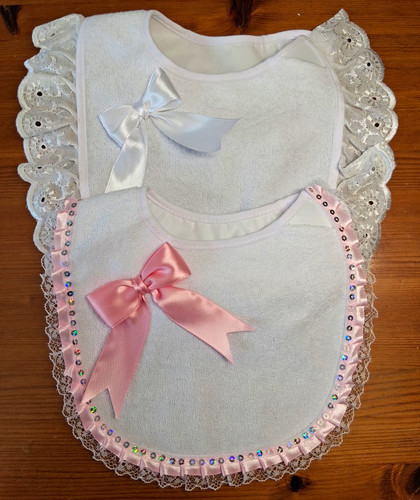 Baby girls bibs size - baby, 0-6