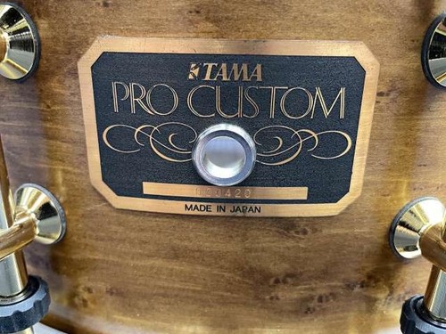 Tama birdseye maple snare drum - tama,
