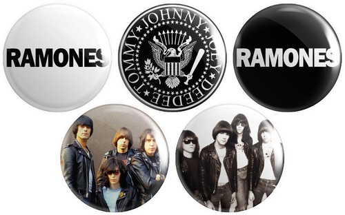 Ramones button pin badges - 5,
