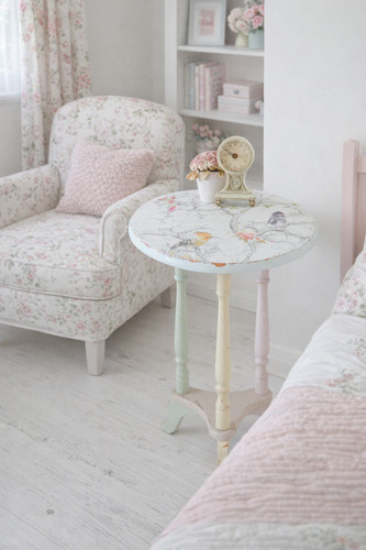 Whimsical bird table hand - table,,