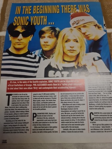 Vintage sonic youth thurston - vintage,