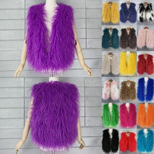 Ladies Shaggy Faux Fur Fleece