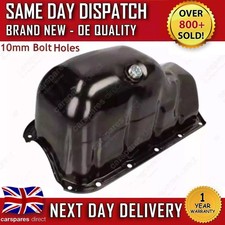 FIAT 500 INC CONVERTIBLE 1.2 2007-ON STEEL ENGINE OIL SUMP PAN