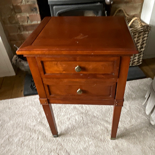 Laura ashleywood bedside - bedside, table