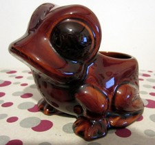 Denmead Pottery Brown Frog