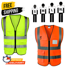 HI VIS VIZ VEST HIGH