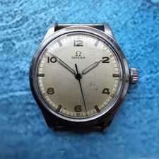 Omega Military Style Hand-Winding Men's Watch Ref 2179 Cal 30T2 SC Serviced 