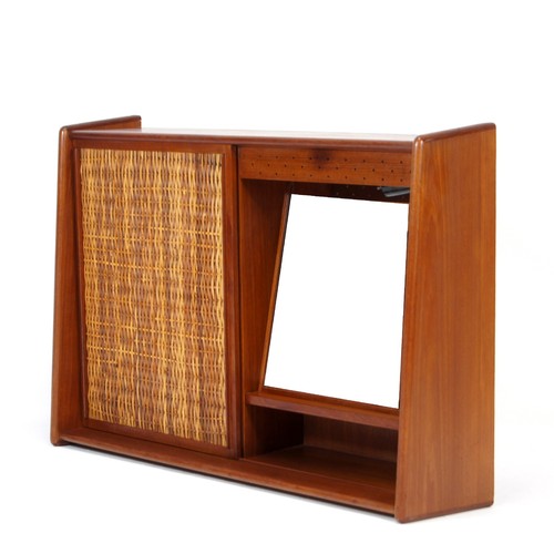 Retro vintage danish teak cane - retro,