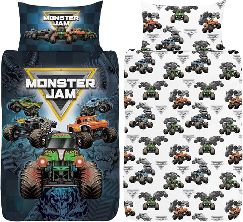 Monster jam single duvet - monster, cover